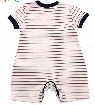 Summer 100%  cotton interlock short sleeve girls boys baby pajamas kids clothes