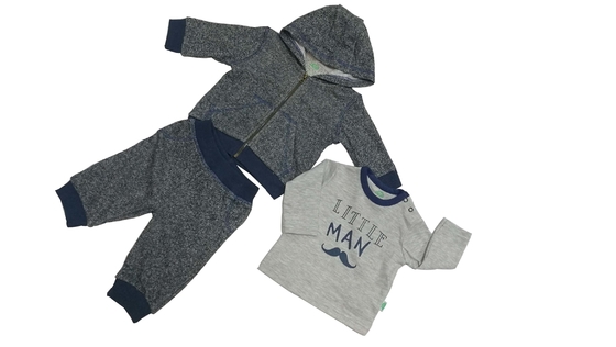 Toddler Cloth Winter Kids Garments Boys T Shirt With Pants 3 Pcs Suits