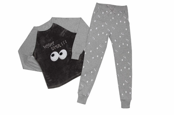 2019 Wholesale Winter/Fall women homewear pajama new products emb/all over print/long sleeves and trousers