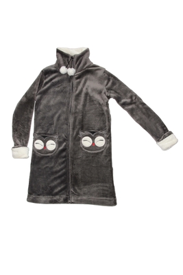 Soft Fleece Ladies Pyjama Sets Long Sleeve Nightdress Sleepwear Breathable
