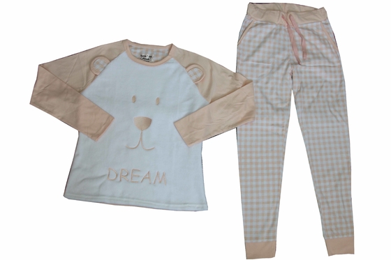 2019 Wholesale women's Fall lovely bear and 3D ear pajamas with pocket new products