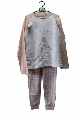 2019 Wholesale women's Fall lovely bear and 3D ear pajamas with pocket new products