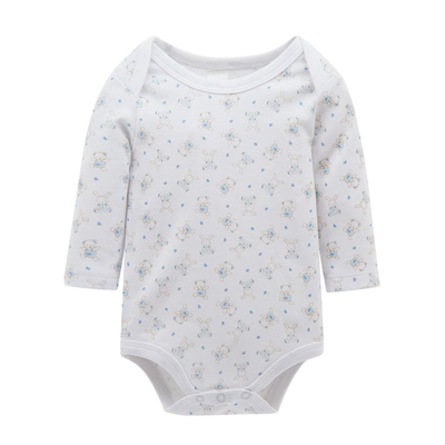 Long sleeve 3 Pack Baby Romper Set Children Apparel With 100% Cotton bodyvest