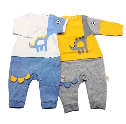 Sensação vestindo confortável da roupa do algodão de 100% do bebê roupa orgânica das crianças ajustadas
