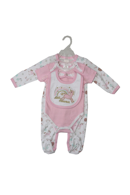 Do presente amigável da roupa do bebê de Eco impressão ajustada da transferência térmica 3D do bordado