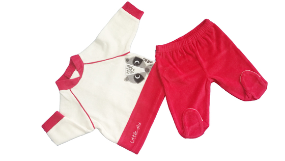 O bebê recém-nascido da luva longa cresce a roupa unisex cópia ou bordado do bebê do inverno